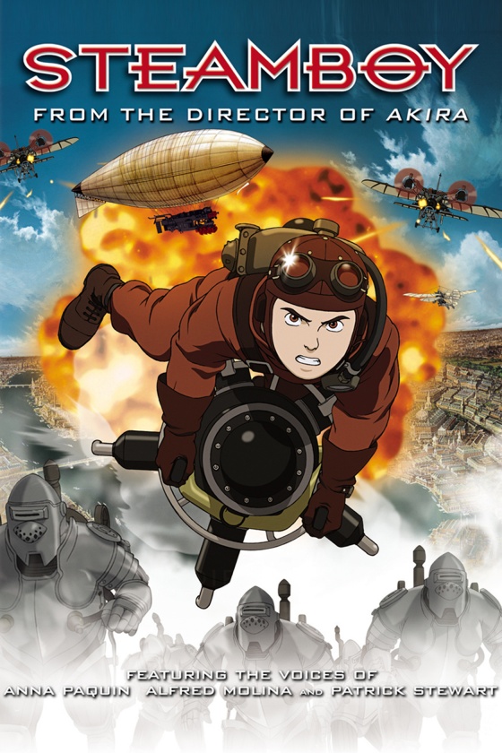 DVD cover of Steamboy by Otomo.