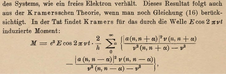 Heisenberg transition amplitude based on sums over possible energy steps